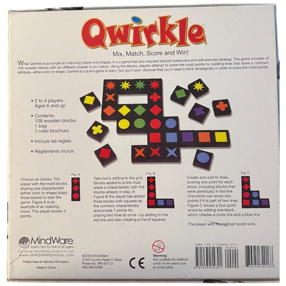 QWIRKLE Game I Multiple Awards I Easy to Learn Family Game I Wooden Tiles I Fun! - Picture 2 of 10
